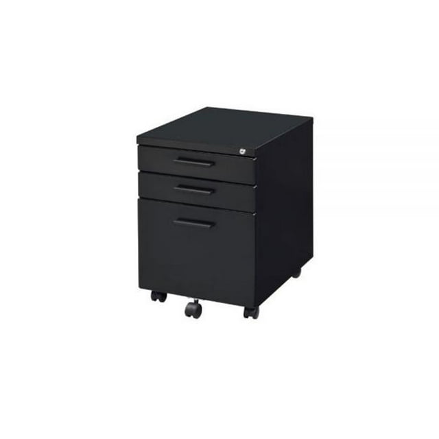 ACME Furniture 92880 Peden File Cabinet, Black - 23 x 19 x 16 in.