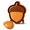 #Acorn, variant on Fall Mini Pie Mold Collection, Autumn Hand Pie Press Set with Owl Fox Pumpkin Turkey and Leaf Designs, Reusable Pocket Pie Maker for Thanksgiving Baking Supplies and Seasonal Desserts