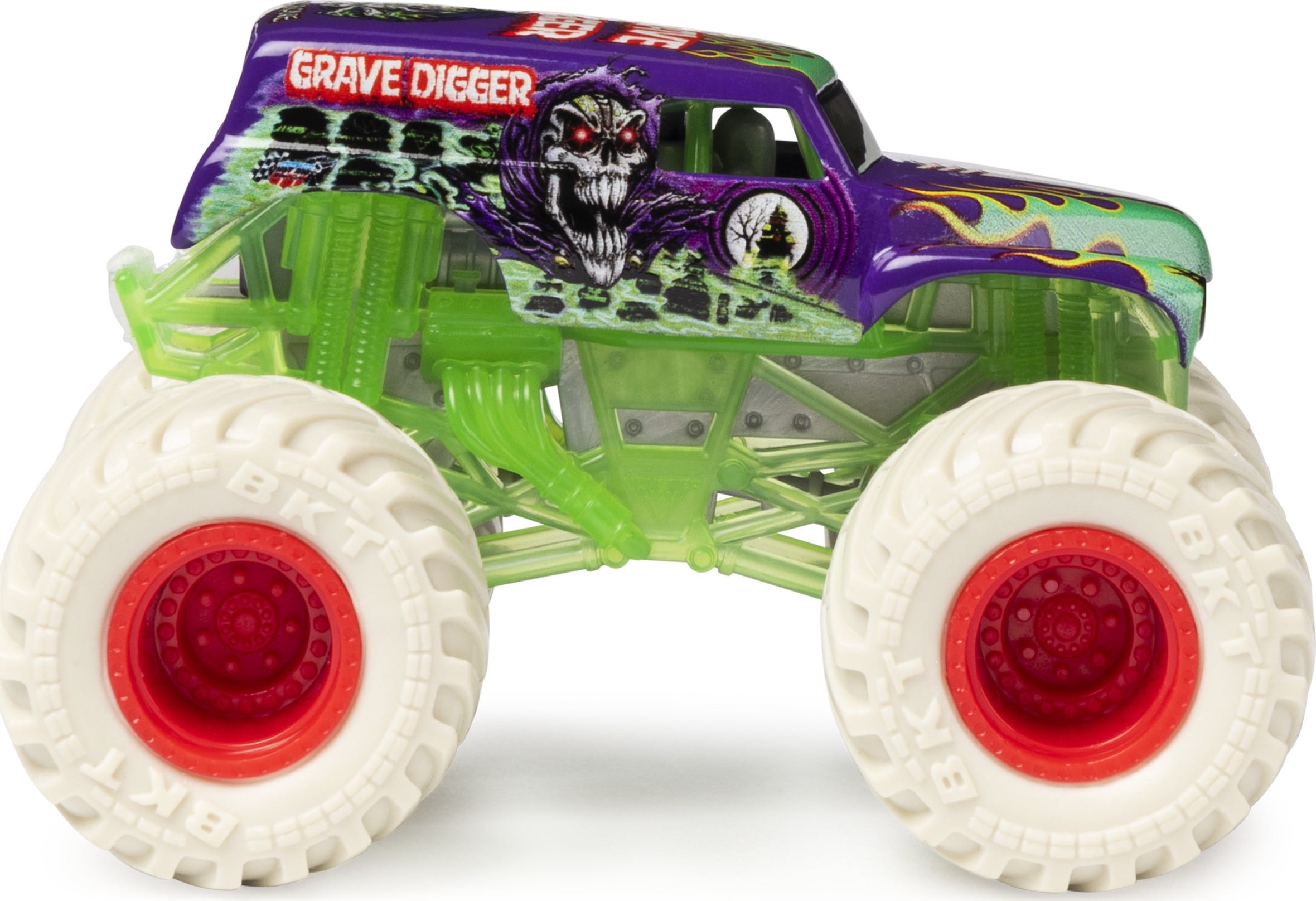 Mini Veículo e Figura - Monster Jam - 1/64 - Bumerang Brinquedos