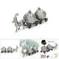 thumbnail image 4 of Carriage Tooth Fairy Box, Tooth Collection Box Vintage Pumpkin Carriage Shape Exquisite Jewelry Box Craft Gift Ornament for Decorating Collection,Gray, 4 of 8