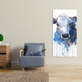 thumbnail image 2 of Watercolor jersey cow - 24"x48" canvas - Print on demand, 2 of 5