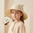 thumbnail image 2 of LRen Tea Party Hats for Girls Sun Dress up Fisherman Hats for Kids Toddlers UPF50+ Sun Protection Bucket Hat Summer Beach Play Sun Hats, 2 of 6