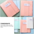 thumbnail image 4 of 2 Pcs Heavy Duty Plastic Folder Storage Bags for Receipts, Student File Organizer, Travel Document Holder, Desktop Use, 4 of 6