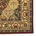 thumbnail image 3 of Linon Home Decor Trio Area Rug Collection, Green and Garnet, 8' x 10', 3 of 5