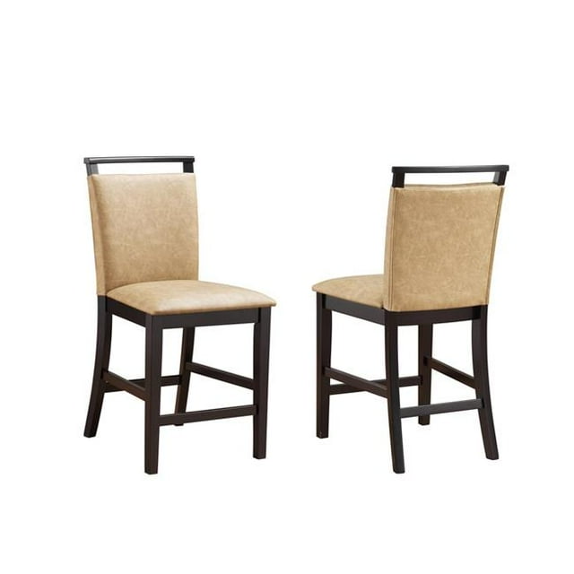 Inroom Furniture Designs PC162-CO Counter Dining Chair - Coffee, 24 x 41 x 20 in.