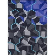 Joy Carpets 2134C-03 67 x 6 x 6 in. Stealth Rectangle Area Rug, Violet