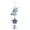 Blue, variant on DOLITY Wind Chime Pedant for Garden Yard Living Room Bedroom Shop Window Pink