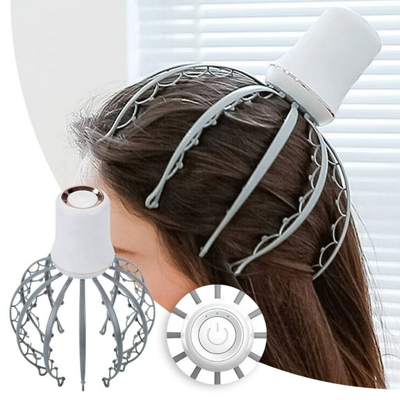 Head Massager Scalp Tingler Cordless Portable 3 Modes Relaxation Device For Stress Home SPA