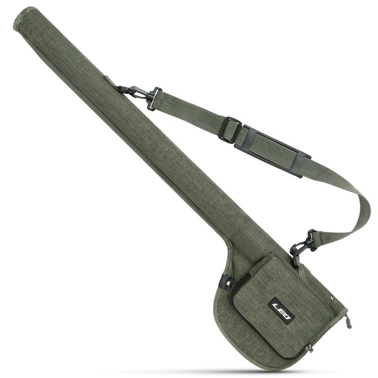 Fly Fishing Rod Case -resistant Canvas Fishing Rod Tube Case Fly