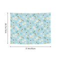 thumbnail image 6 of Kdxio Bee Flower Wall Hanging Tapestries Banner For Bedroom College Dorm Home Living Room Party Decor 29X37 In, 6 of 8
