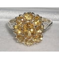 thumbnail image 4 of LBG 10k White Gold Real Genuine Citrine Womens Band Ring - Size 10, 4 of 4