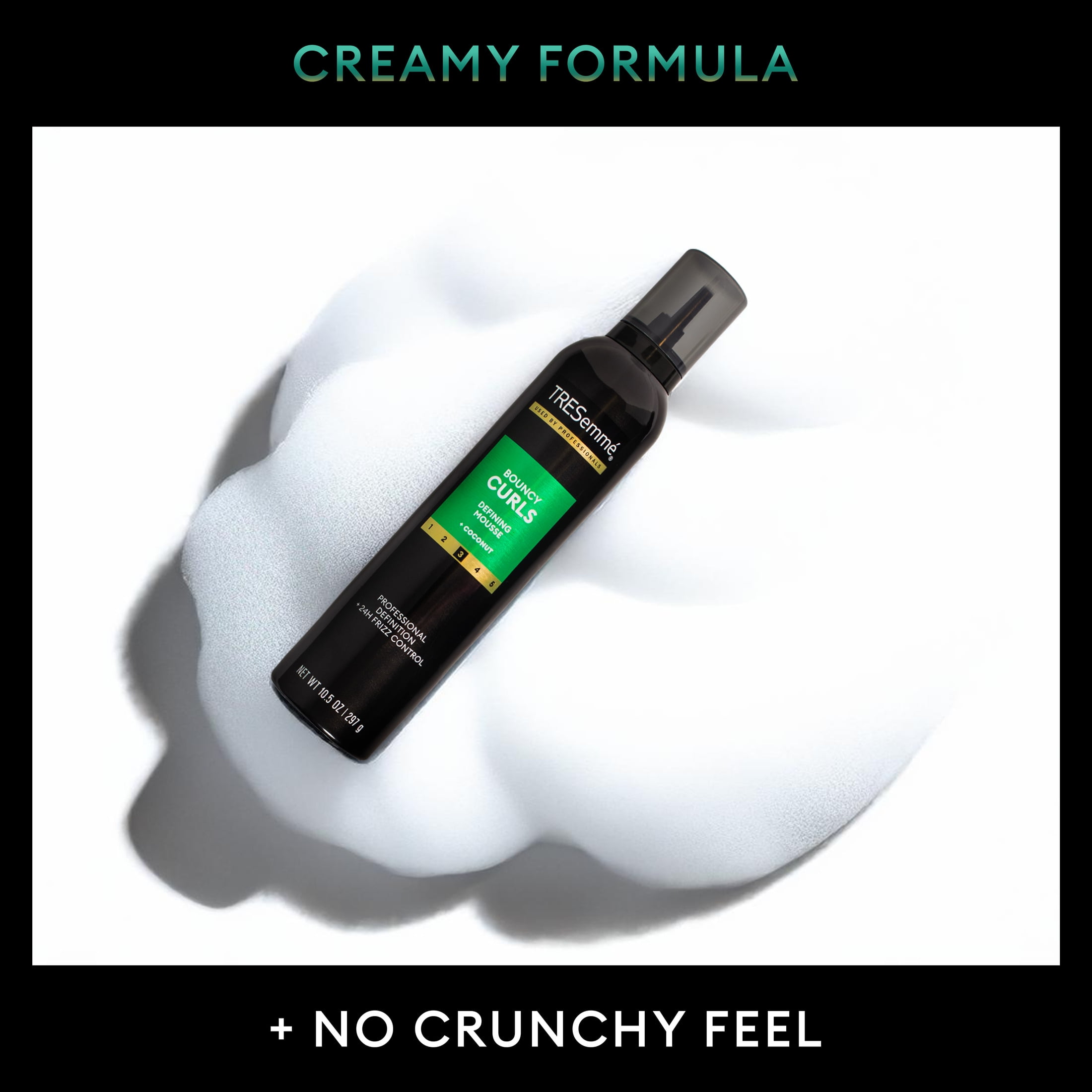 Tresemme Nourishing Mousse Flawless Curls with Coconut and Avocado Oil, 10.5 oz