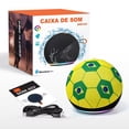 thumbnail image 3 of Bluetooth Speaker, Wireless Portable Speaker, Spherical Design with RBG LED Light, Room-Filling Sound, Nearly 3X bass, Vibrant Sounding Speaker, Great for Living Rooms and Medium-Sized Spaces, Yellow, 3 of 5