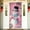 Pink, variant on Christmas Decorations Door Cover 71x35 Inch Watercolor Snowman Pink Door Door Covers Party Banner for Front Door Porch Decor Photography Backdrop Home Kitchen Seasonal Entryway Decor