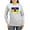 Ash Gray, variant on CafePress - Ukrainian Flag With Fist Long Sleeve T Shirt - Women's Long Sleeve Graphic Casual T-Shirt