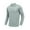 Light Grey, variant on PINSPARK Mens Black Long Sleeve Polo Slim Fit Golf Shirts for Men Quick Dry Moisture Wicking Polo Shirts Collared Shirt Men