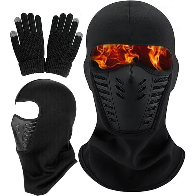 Winter Rider Warm Anti-Haze Balaclava Full Face Mask, Winter Rider Face Mask, Windproof & Breathable for Cycling Motorcycling