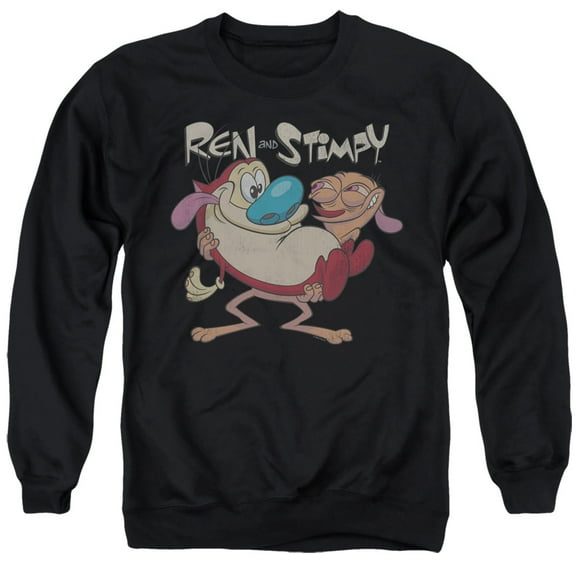 Ren and Stimpy Two of a Kind Unisex Adult Crewneck Sweatshirt