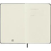 Moleskine Classic Notebook, Hard Cover, Large (5 x 8.25), Squared, Black,