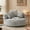 Light Gray, variant on MOONMISS Oversized Bean Bag Chair, Chenille Lazy Bean Bag Sofa with Wrap-Around Backrest & Pillows for Living Room,Pink