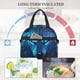 thumbnail image 4 of Fotbe Futuristic Blue Light Wolf Bolsa de Almuerzo con Estampado, Lonchera Aislada, Contenedores de Comida Reutilizables Tipo Cooler a Prueba de Fugas, 4 of 7