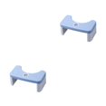 thumbnail image 3 of Bearachild Reposapiés PP Para Baño | Ponerse en cuclillas para una mejor salud | Taburete en cuclillas de diseño duradero y resistente Taburete Azul blanco 2piezas, 3 of 6