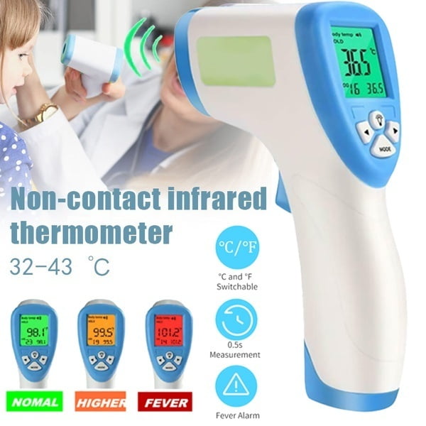 LCD Digital Non contact IR Infrared Thermometer Forehead Body Temperature Meter. 