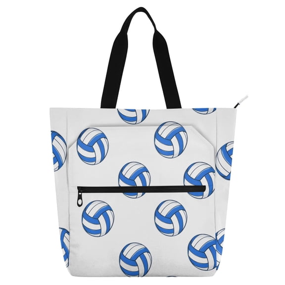 ALAZA Volleyball Blue School Book Bag Kids Tote Bags Handbag