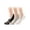 Black+Gray+White, variant on 5 Pack No Show Socks for Men and Women, Non Slip Low Cut Socks Invisible Ice Silk Breathable Socks Summer Hidden Socks for Flats