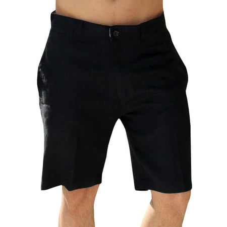 Mens Casual Slim Fit Solid Short Pants with