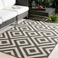 thumbnail image 3 of Mark&Day Outdoor Rugs, 7x7 Maya Modern Indoor/Outdoor Black Square Area Rug, Non Shedding Black Beige Carpet for Patio, Porch, Deck, Bedroom, Living Room or Kitchen (7'3" Square), 3 of 6