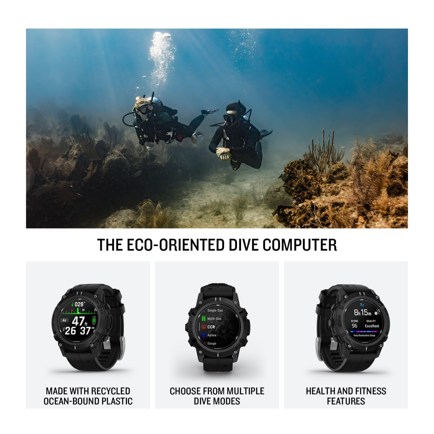 Garmin Descent G2 Dive 45mm GPS Smart Watch (Black)