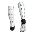 thumbnail image 4 of Compression Socks for Women and Men - navyblue anchor white cute Compression Socks Circulation for Workout, 4 of 8