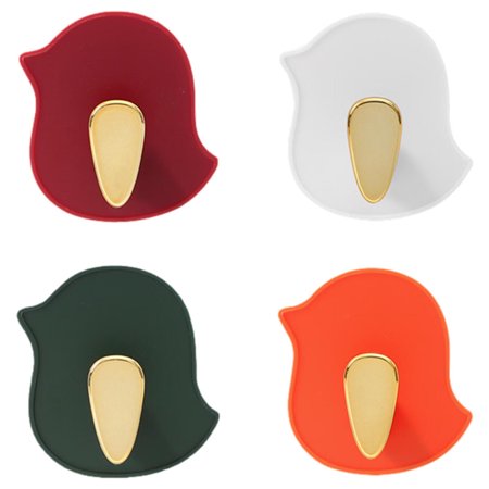 

Megawheels Punch Free Hook | 4 Pcs Cartoon Bird Shaped Coat Hooks | Wall Hangers Heavy Duty for Bathroom Kitchen Storage Room Tile Wall Shower Room Accessories