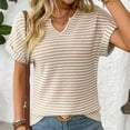 thumbnail image 5 of Women Blouses plus Size Full Sleeve Tops Polyester Tops Sleeve Casual Silk Blouses for Women Short Chiffon Tunic Hot Gear Shirts Dressy 5x Womens Dress Shirt Short Sheer Blouse Long Beige S, 5 of 9