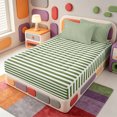 thumbnail image 2 of Erosebridal Geometric Lines Pattern Zipper Queen Comforter Set with Fitted Sheet and 2 Pillowcases,Minimalist Striped Zipper Bedding Set,Reversible,4-Piece, 2 of 7