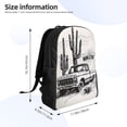 thumbnail image 4 of Easygdp Vintage Cactus Pickup Mochila Versátil y Elegante: Comodidad, Almacenaje y Durabilidad para la Universidad, Trabajo, Viajes y Uso Diario, 4 of 8