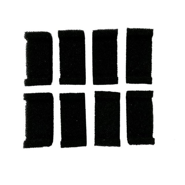 Esponjas de filtro de fuente para gatos, paquete de 8 filtros de espuma de repuesto para fuentes de gatos superiores de acero inoxidable, esponja dispensadora de agua automática para perros y mas