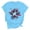 Sky Blue, variant on Short Sleeve Summer T-Shirts for Women Stars Hearts Printed Tops July 4th Outfits Casual Crew Neck Base Tees (XL, White 01)