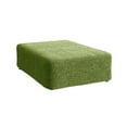 thumbnail image 2 of Yumcute Square Ottoman Cover Stool Cover Pouf Slipcover - Soft Polyester Fabric Slipcover - 1-Piece Form Fit Stretch Furniture Protector, 2 of 9