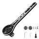 thumbnail image 1 of Soporte de Aluminio para Computadora de Bicicleta para Manillar de Bicicleta de Carretera Compatible con para (Negro A), 1 of 7