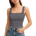 thumbnail image 2 of Bovxnpu Womens Tank Tops Sleeveless Tshirt Undershirt Tank Top Sleeveless Slim Trendy Fashion Tops Summer Tops, 2 of 7