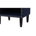 thumbnail image 4 of Table de Chevet Zane aux Accents Clous Bleu Nuit, 4 of 6