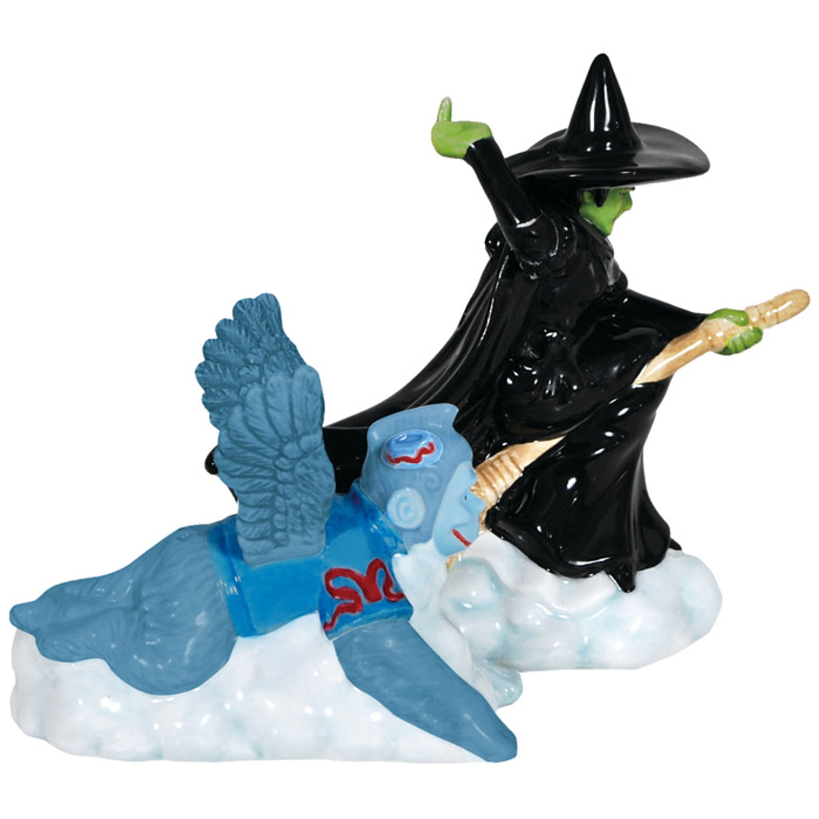 Wicked Witch Winged Monkey Wizard of Oz Salt Pepper Shakers