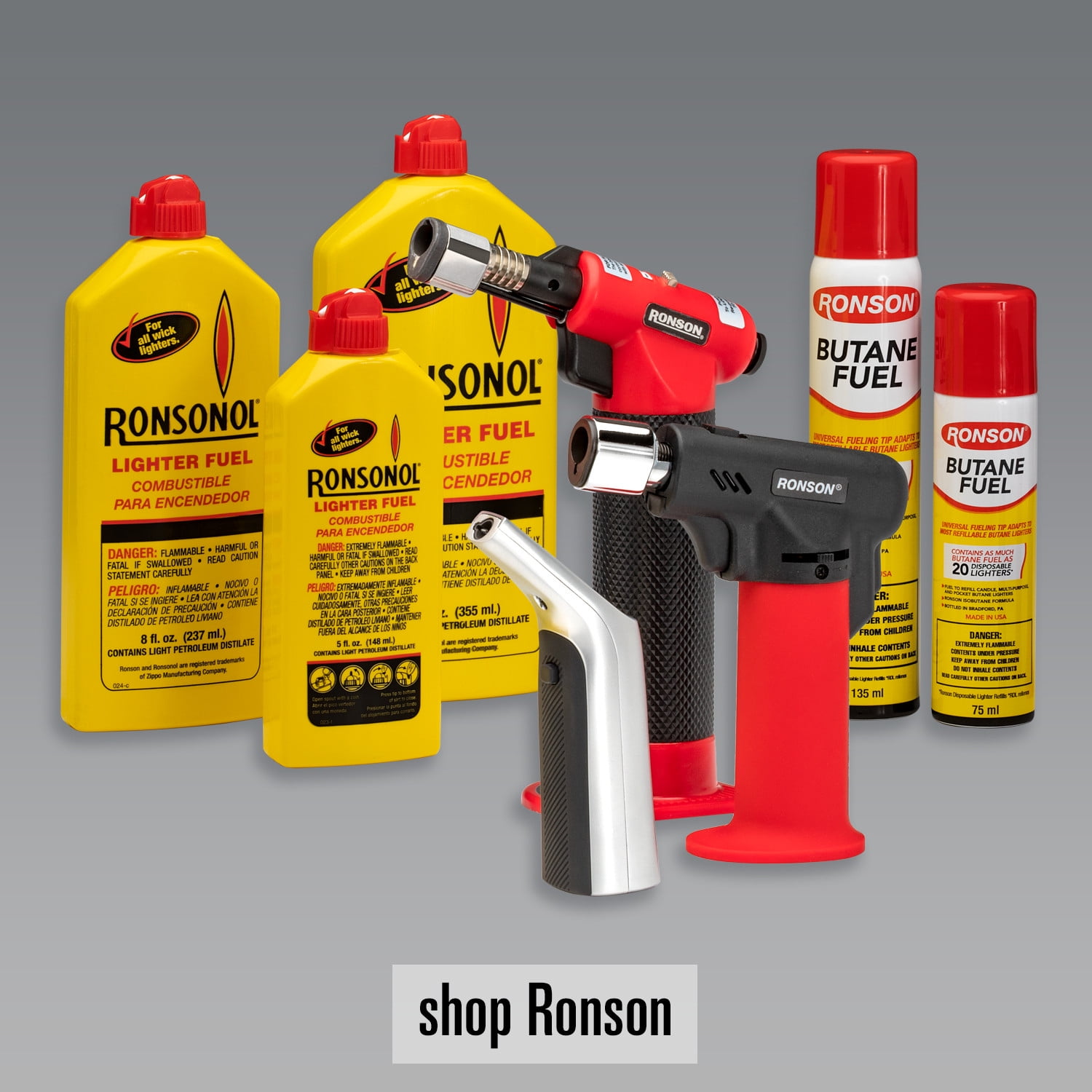 Ronson 290ml Odorized Butane