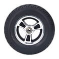 thumbnail image 1 of Wheelchair Wheel PU Wheel Alloy Steel Hub Anti Skid Walker Tire Replacement for Cart 7in, 1 of 5