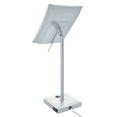 thumbnail image 2 of Jerdon Lighted Makeup Mirror with 5X Magnification - Rectangular Tabletop Vanity Mirror with Bright LED Lighting, Nickel Finish, 6.5" x 9" - Model JRT910NL, 2 of 8