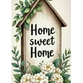 thumbnail image 3 of Floral Design Home Decor Sweet Home Decorative Banner Outdoor Indoor Housewarming Gift for Living Room Garden Entryway Decoration, 3 of 6