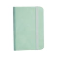 thumbnail image 2 of Green PU Leather Pocket Notebook, Small Elastic Journal for Men, Portable Notepad for Work and Daily Use, 11*8 cm, 2 of 5