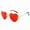 Gold frame red, variant on Yokua Women Rimless Sunglasses Bachelorette Party Gradient Sunglasses Heart Sunglasses